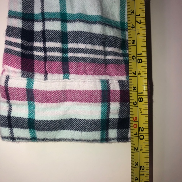 Jumping Beans Plaid Long Sleeve Girls Comfy Shirt Size 6 - Picture 8 of 8
